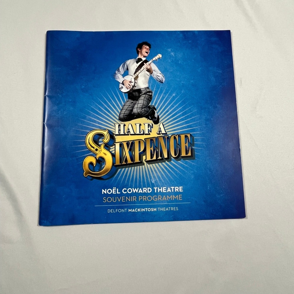 Delfont Mackintosh Half A Sixpence Souvenir Programme Noel Coward Theatre